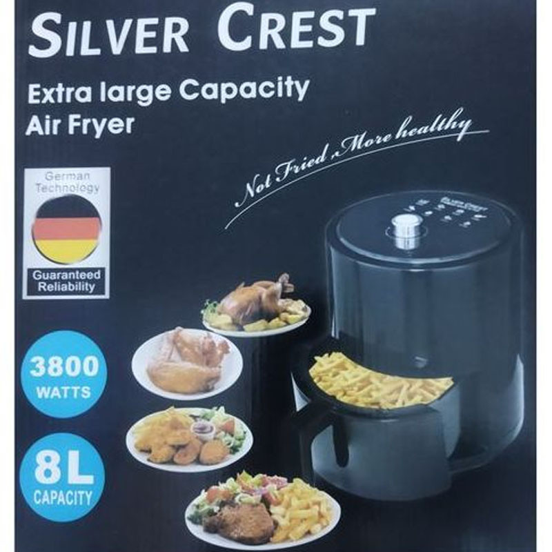 Air Fryer Silver Crest 3800W 8L Noir en Tunisie