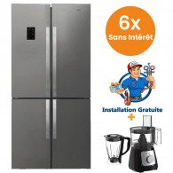 Réfrigérateur Side By Side Biolux SS61 610 Litres NoFrost Silver en Tunisie Réfrigérateur Side By Side Biolux SS61 610 Litres NoFrost Silver en Tunisie