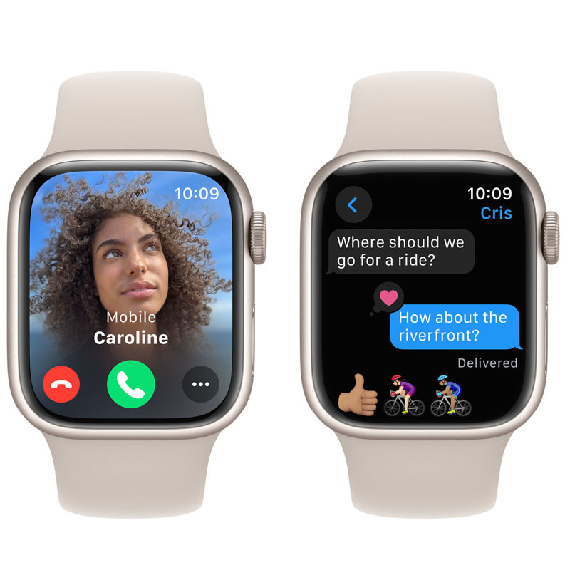 Apple Watch S9 9 LTE 41mm Lumière stellaire En Tunisie