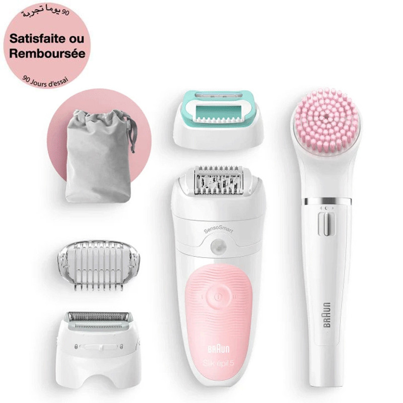 Epilateur Braun Silk-Epil 5 SES5-875BS Blanc en Tunisie Epilateur Braun Silk-Epil 5 SES5-875BS Blanc en Tunisie