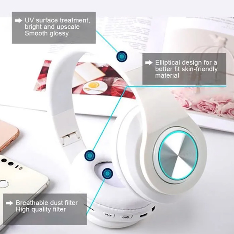 Casque Bluetooth B39 Blanc en Tunisie
