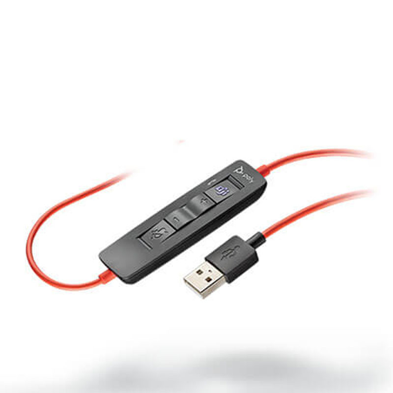 Micro Casque Hp Poly Blackwire 3325 USB-A Certifié Microsoft Teams en Tunisie