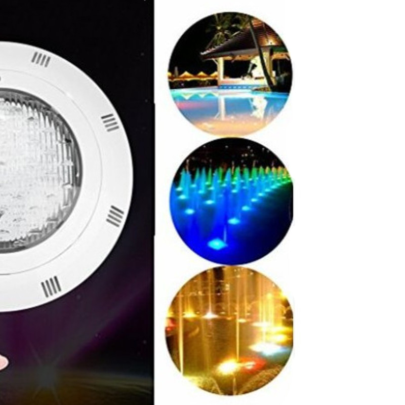 Projecteur Piscine Pool Star Atlas Extra Plat Led RGB Blanc en Tunisie