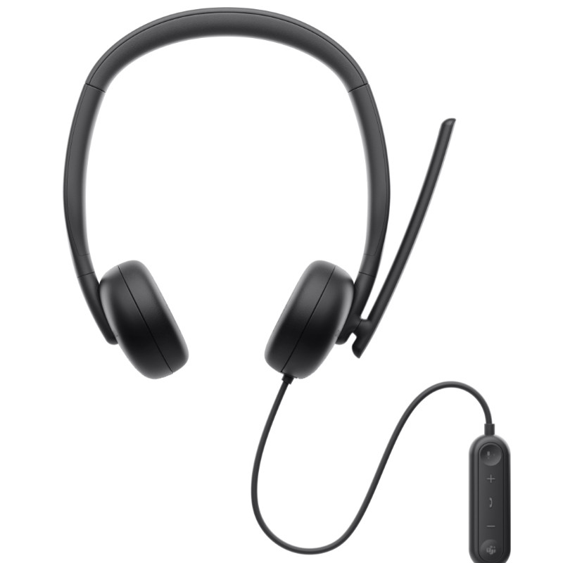 Micro Casque Filaire DELL WH3024 Noir En Tunisie