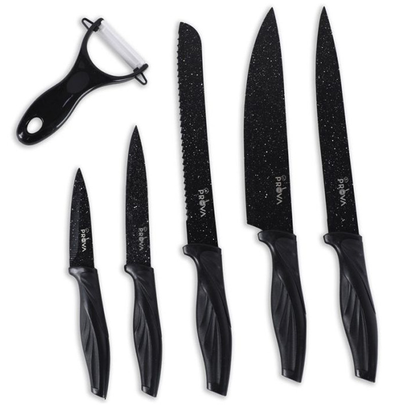 Set De 6 Couteaux Prova PC-217 Noir en Tunisie