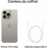 iPhone 15 Pro Max 256Go Titanium Naturel en Tunisie iPhone 15 Pro Max 256Go Titanium Naturel en Tunisie