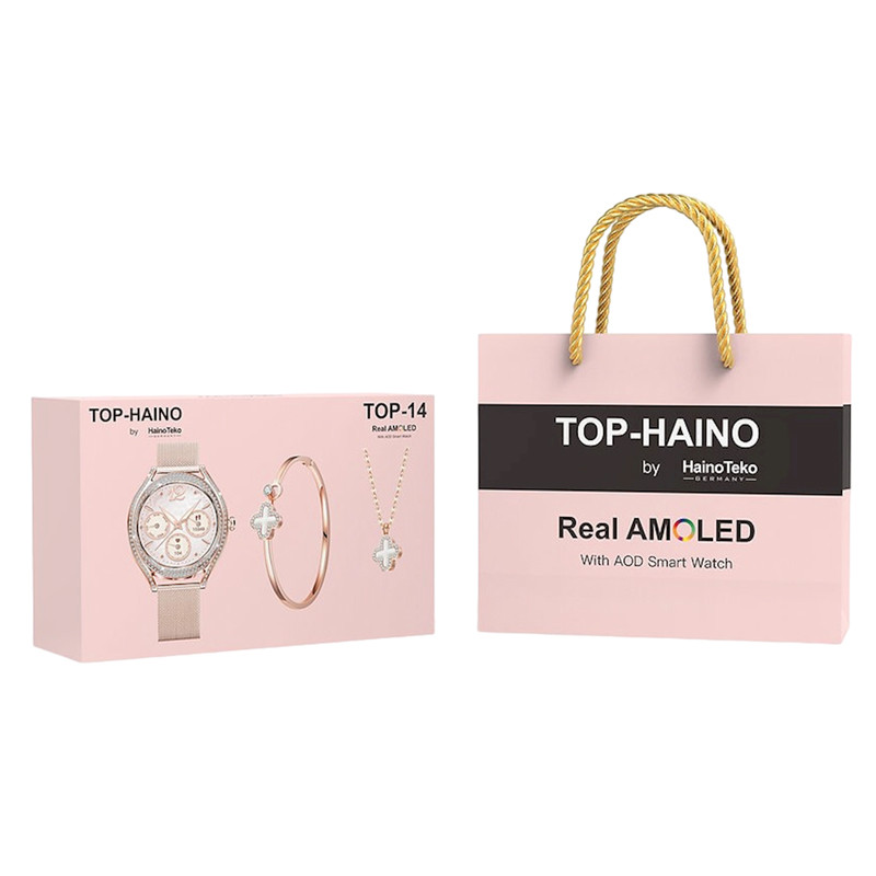 Smartwatch Haino Teko TOP14 Rose en Tunisie
