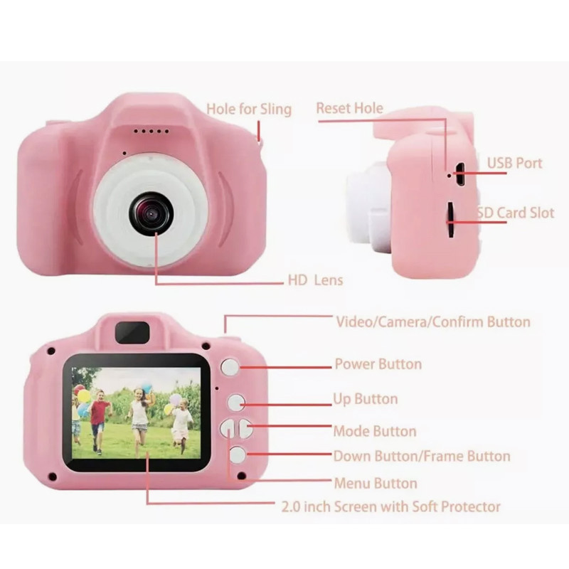 Appareil Photo Numérique Pour Enfants Rose en Tunisie