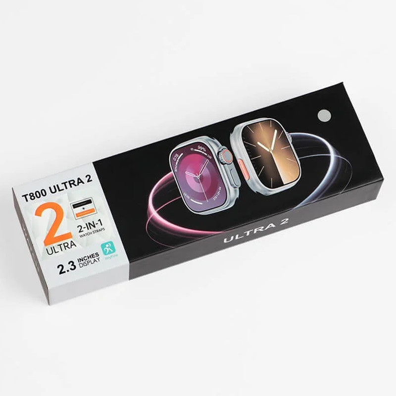 Montre Connectée T800 Ultra 2 Noir en Tunisie
