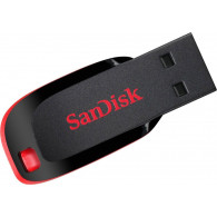 Clé USB SanDisk Cruzer Blade 8Go USB 2.0 Noir