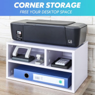 Support Imprimante avec Organisateur de Bureau STD 5212 Blanc en Tunisie