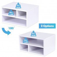 Support Imprimante avec Organisateur de Bureau STD 5212 Blanc en Tunisie