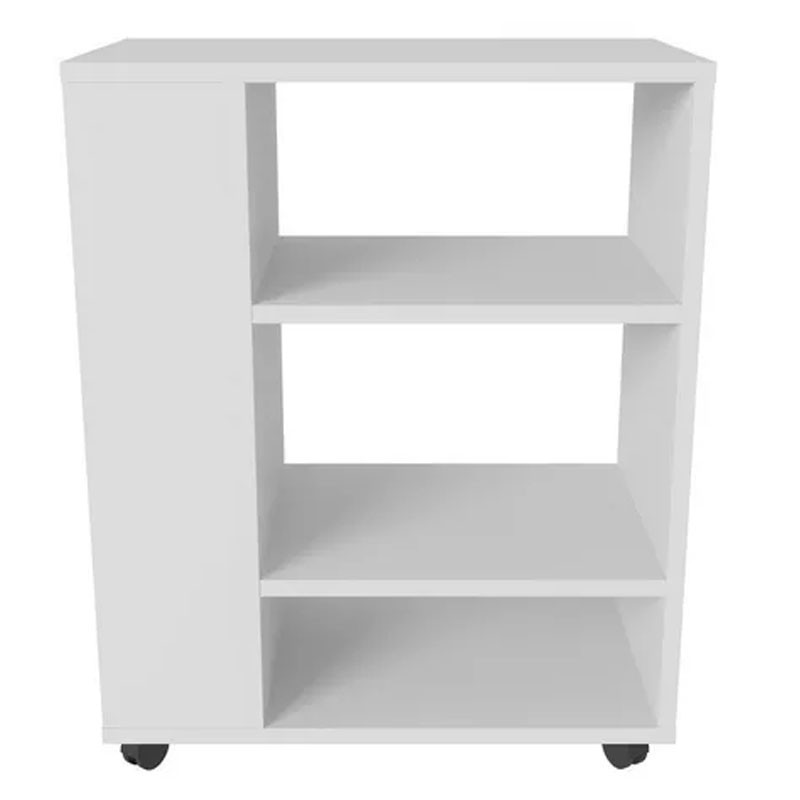 Support Imprimante Avec Etagères STD 5214 60X30X70cm Blanc En Tunisie