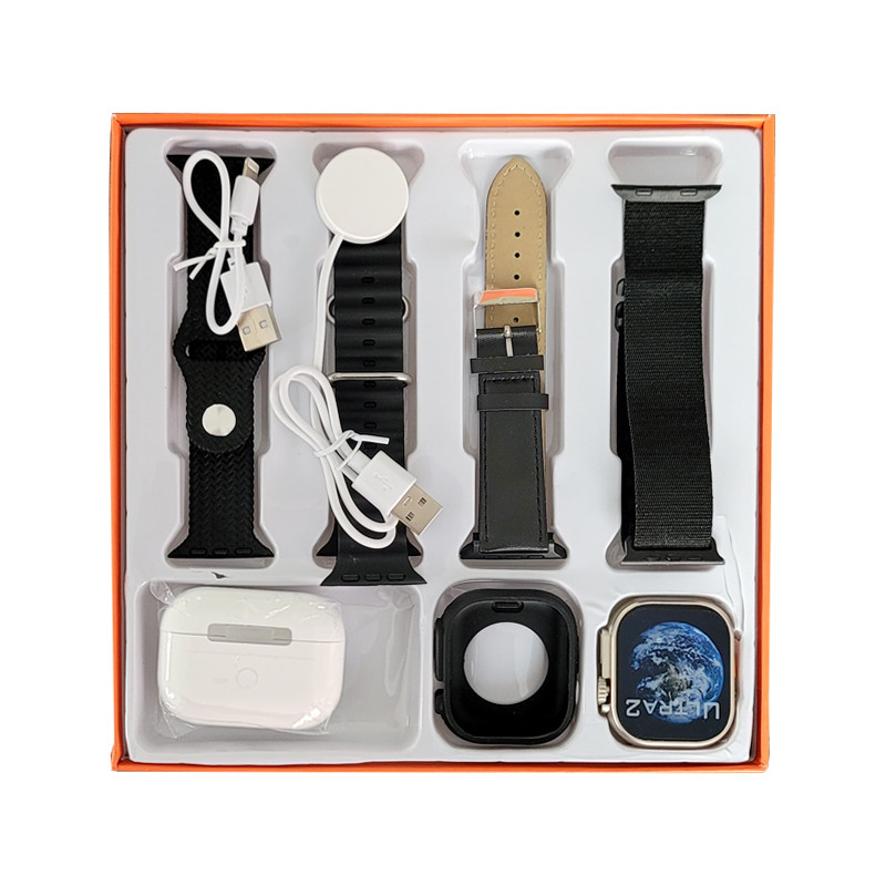 Pack Montre Connectée Ultra 9 Noir en Tunisie