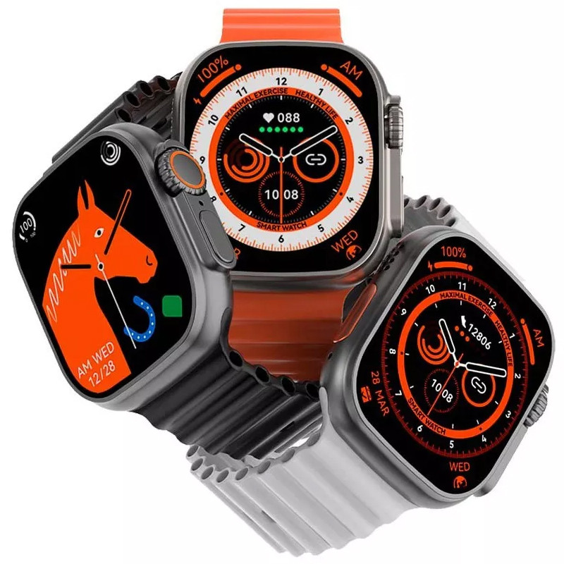 Montre Connectée T800 Ultra 2 Orangé en Tunisie