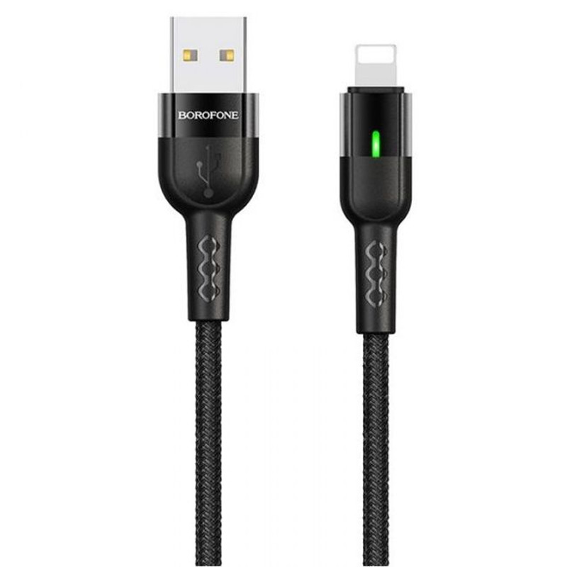 Câble Chargeur Borofone BU17 Lightning Smart Power Off Noir en Tunisie Câble Chargeur Borofone BU17 Lightning Smart Power Off Noir en Tunisie