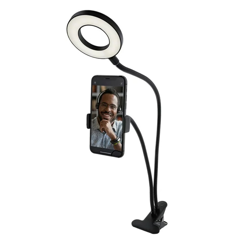 Ring Light Avec Support De Téléphone NH10-2 3.5" Noir en Tunisie