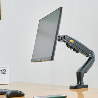 Support de Bureau Avec Ressort F80 Pour Ecrans LCD 17″- 30″ Noir en Tunisie Support de Bureau Avec Ressort F80 Pour Ecrans LCD 17″- 30″ Noir en Tunisie