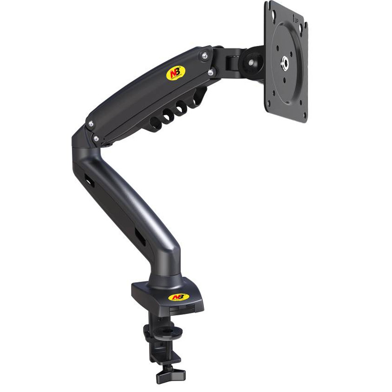 Support de Bureau Avec Ressort F80 Pour Ecrans LCD 17″- 30″ Noir en Tunisie