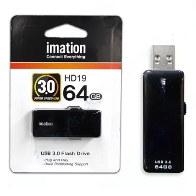 Clé USB Imation 64Go USB 3.0 HD19 Noir En Tunisie Clé USB Imation 64Go USB 3.0 HD19 Noir En Tunisie