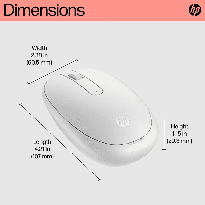 Souris Sans Fil HP 793F9AA Blanc en Tunisie