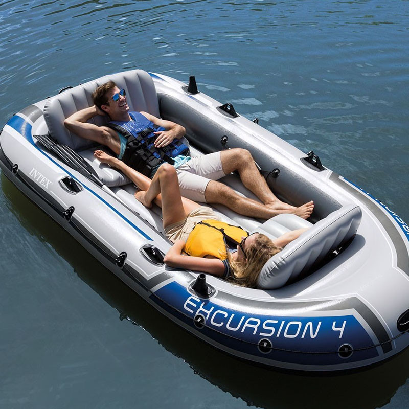 Bateau Gonflable Intex Excursion 4 Pour 4 Personnes En tunisie