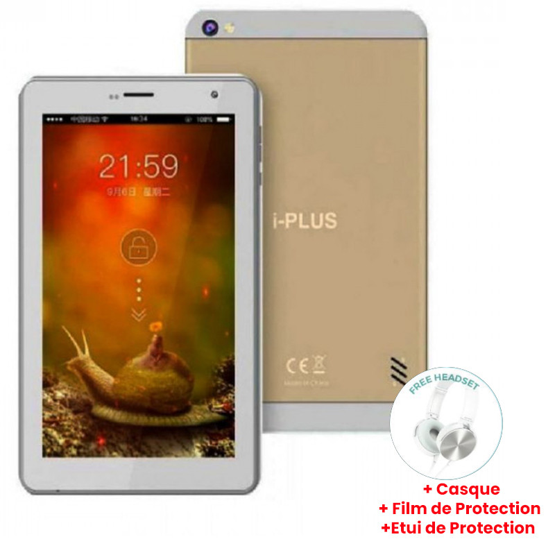 Tablette Iplus Omega 7 3G 1Go 32Go Gold en Tunisie