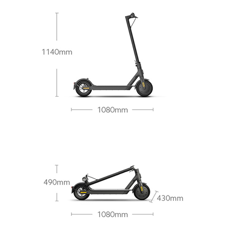 Trottinette Électrique Huaihaih H851 Noir en Tunisie