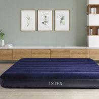 Matelas Gonflable Intex Classic Downy Large 1 personne Bleu en Tunisie Matelas Gonflable Intex Classic Downy Large 1 personne Bleu en Tunisie
