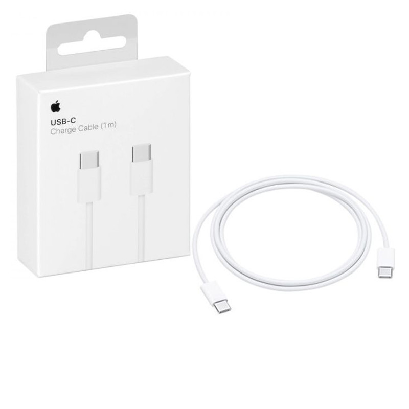 Câble Chargeur Apple Type-C Vers Type-C Blanc en Tunisie Câble Chargeur Apple Type-C Vers Type-C Blanc en Tunisie