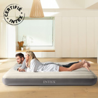 Matelas Gonflable Intex Matelas gonflable Single High Large 2 personnes Gris en Tunisie Matelas Gonflable Intex Matelas gonflable Single High Large 2 personnes Gris en Tunisie