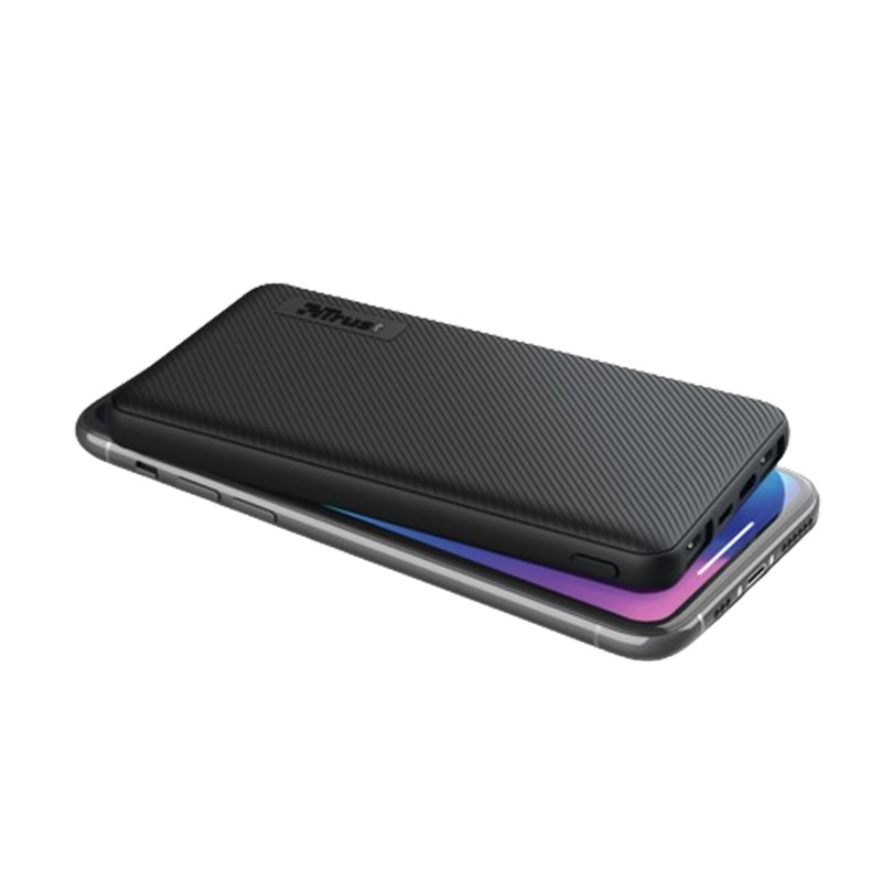 Power Bank Trust 10000 mAh 15W Noir En Tunisie