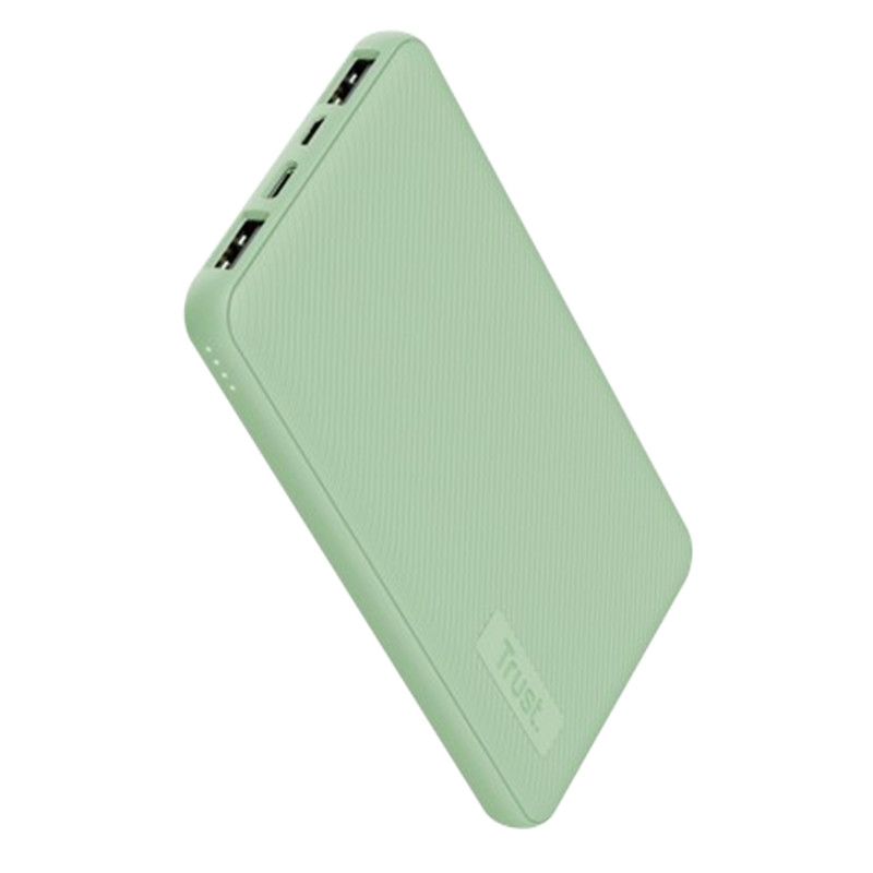 Power Bank Trust 10000 mAh 15W Vert En Tunisie Power Bank Trust 10000 mAh 15W Vert En Tunisie