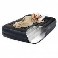 Lit Gonflable Intex Pillow Rest Raised 2 personnes Noir en Tunisie Lit Gonflable Intex Pillow Rest Raised 2 personnes Noir en Tunisie