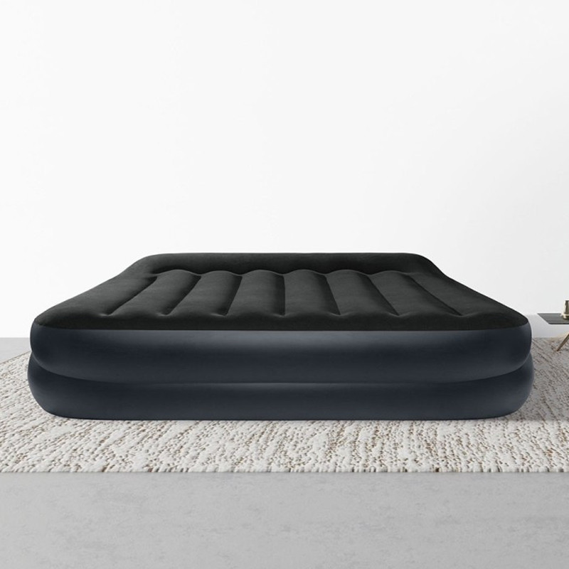 Lit Gonflable Intex Pillow Rest Raised 2 personnes Noir en Tunisie