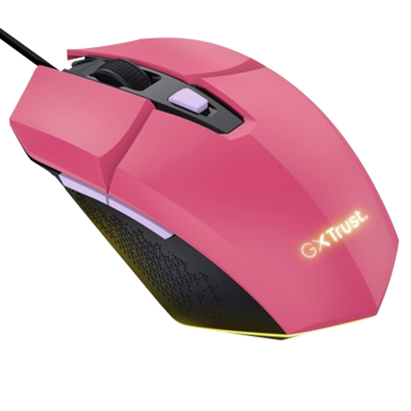 Souris Gamer Trust GXT 109 Felox Rétroéclairée Rose En Tunisie