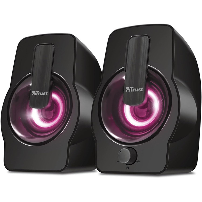 Haut Parleur Filaire Trust 22948 Gemi RGB Noir en Tunisie