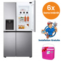 Réfrigérateur LG Side By Side 617 Litres Nofrost Inox (GC-J257SL2S) Réfrigérateur LG Side By Side 617 Litres Nofrost Inox (GC-J257SL2S)