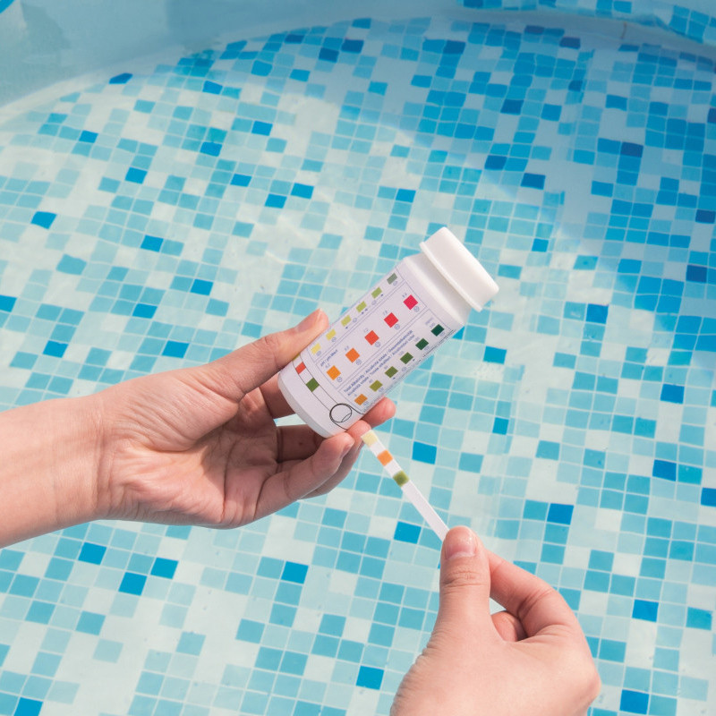 Bandelettes de Test Bestway de pH, Alcalinité et Chlore En Tunisie