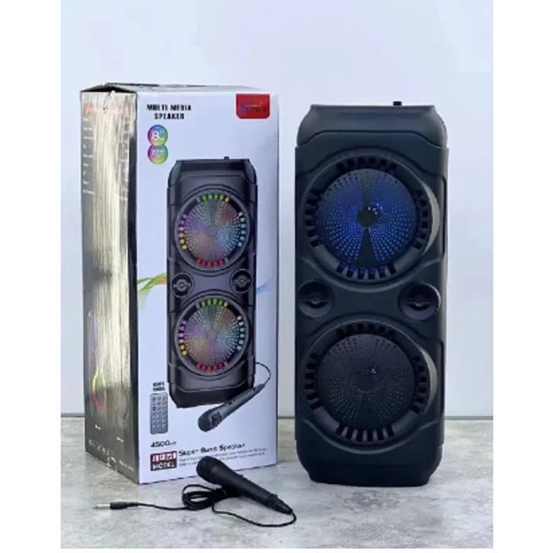 Haut Parleur Sans Fil ZQS 8229 Avec Micro Noir En Tunisie