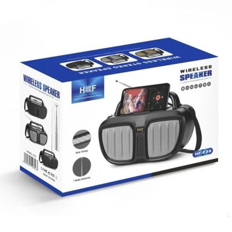 Haut Parleur Bluetooth Kisonli HFF35 Noir en Tunisie