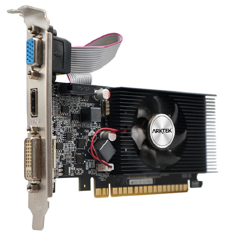 Carte Graphique Nvidia Geforce GT610 Arktek 2Go DDR3 64Bit en Tunisie