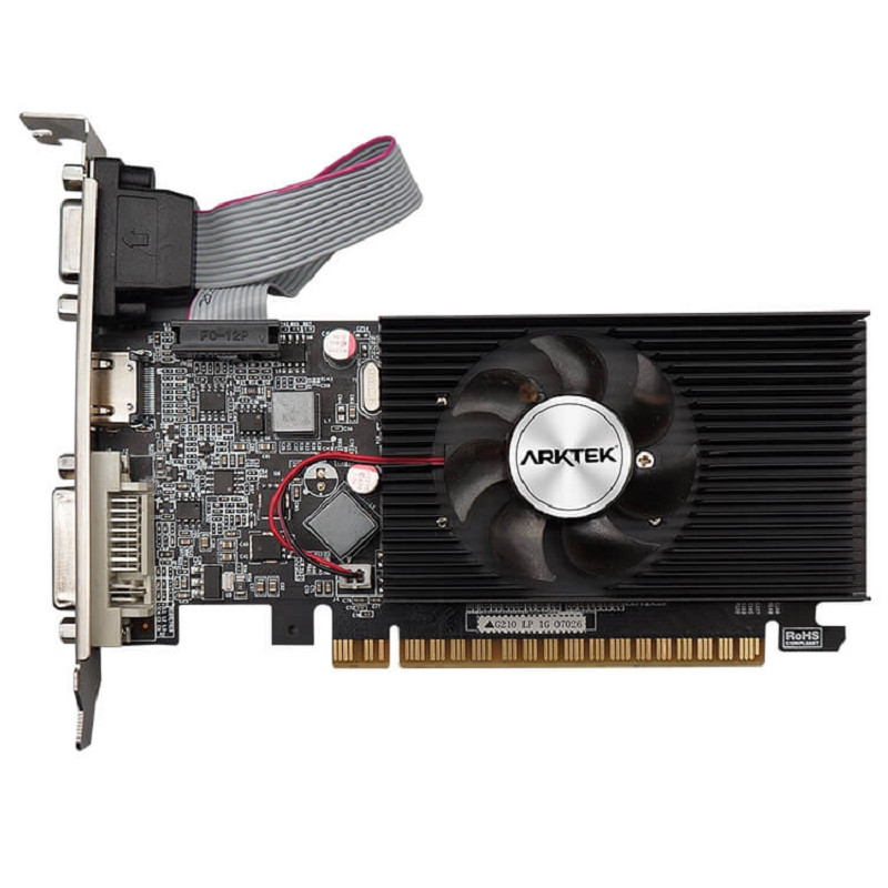 Carte Graphique Nvidia Geforce GT610 Arktek 2Go DDR3 64Bit en Tunisie