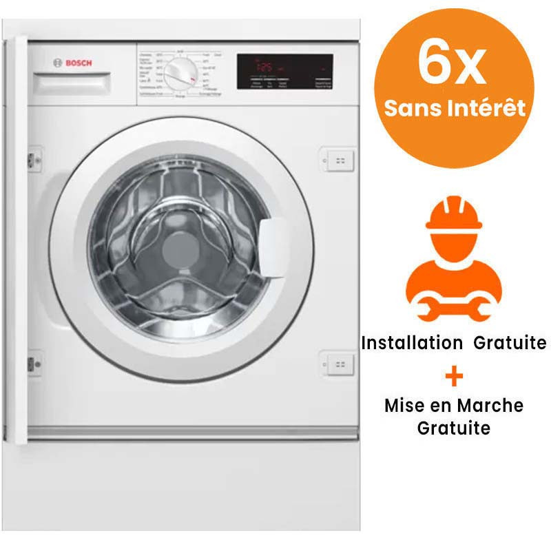 Lave Linge Frontale Bosch Encastrable 7Kg Blanc (WIW24347FF) Lave Linge Frontale Bosch Encastrable 7Kg Blanc (WIW24347FF)