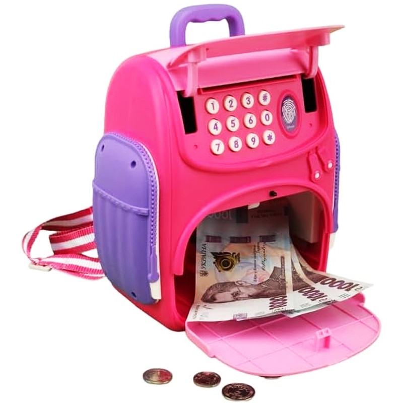 Tirelire Électronique Et Sac à Dos Frozen Rose en Tunisie