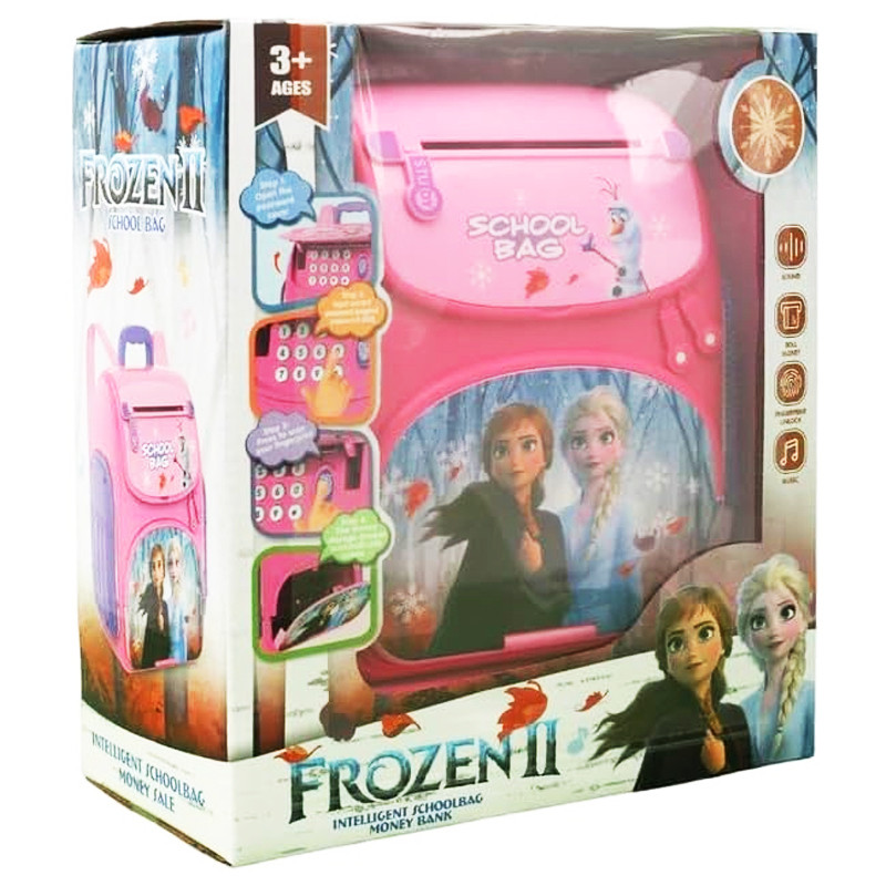 Tirelire Électronique Et Sac à Dos Frozen Rose en Tunisie