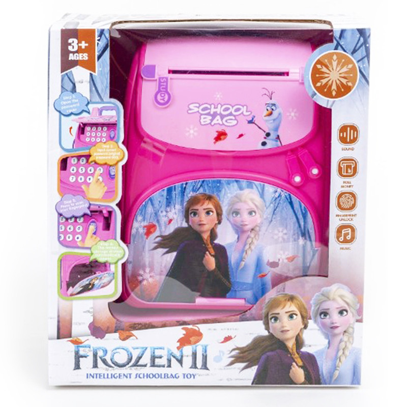 Tirelire Électronique Et Sac à Dos Frozen Rose en Tunisie