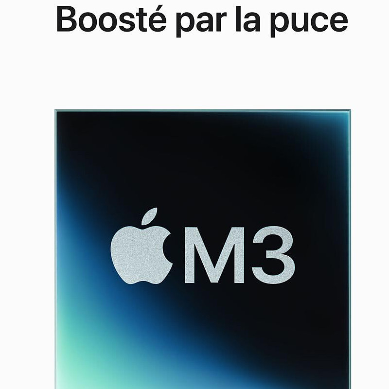 Apple MacBook Air M3 (2024) 8Go 256Go SSD lumière Stellaire en Tunisie