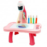 Table De Dessin Avec Pied + Projecteur Et Accessoires Rose en Tunisie