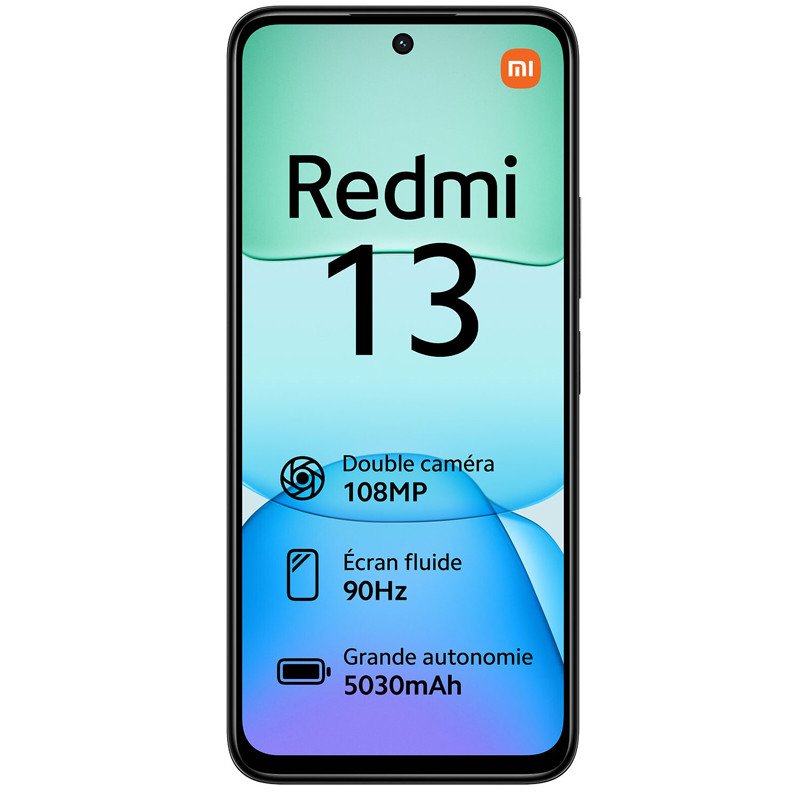 Smartphone Xiaomi Redmi 13 6Go 128Go Noir en Tunisie
